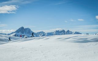 Skitouren gehen in den Dolomiten