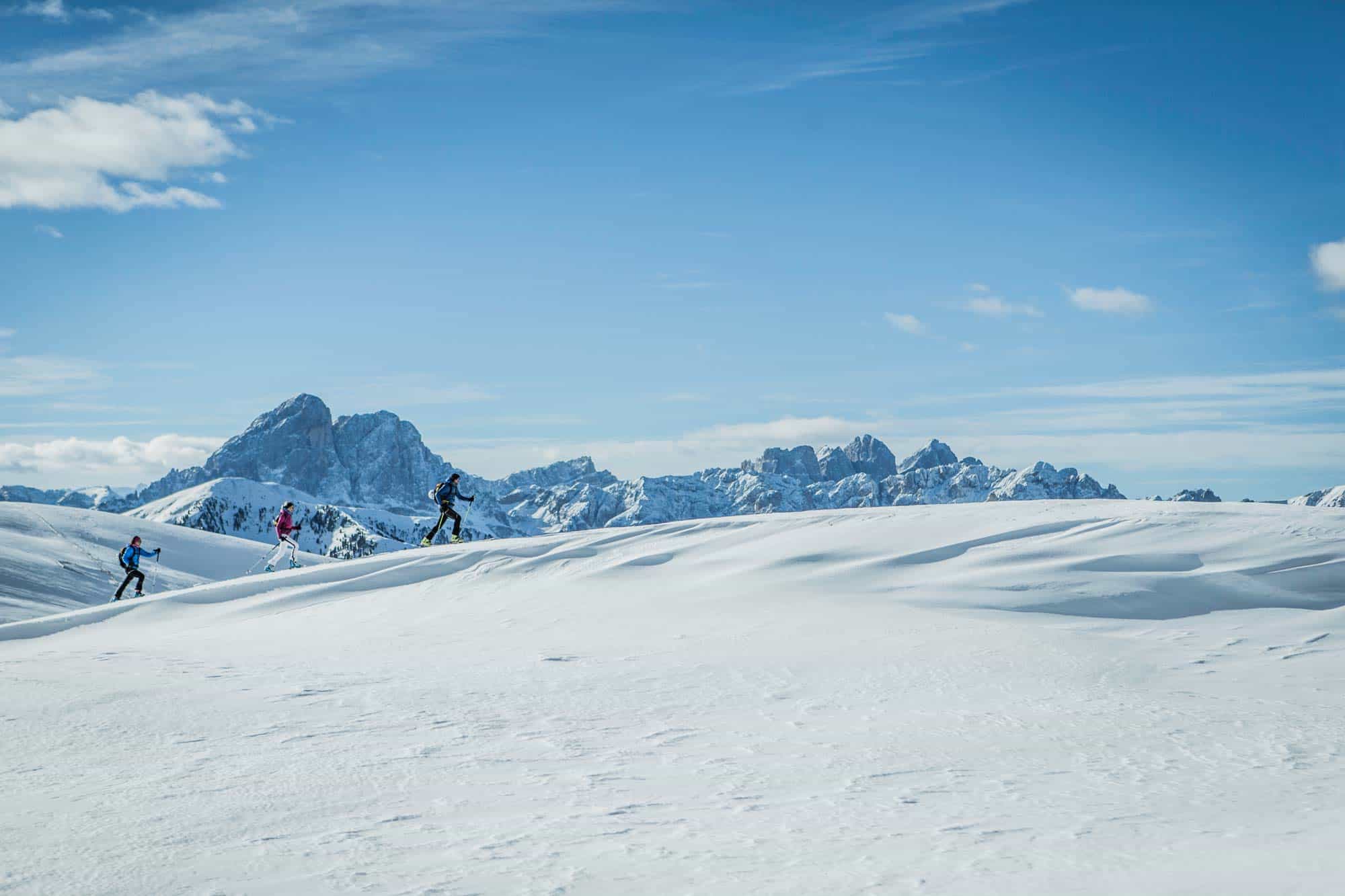 Skitouren gehen in den Dolomiten
